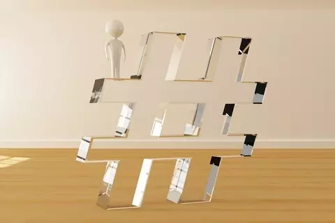 art gallery marketing with hashtags