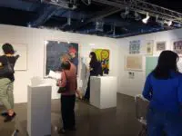 people at art fair