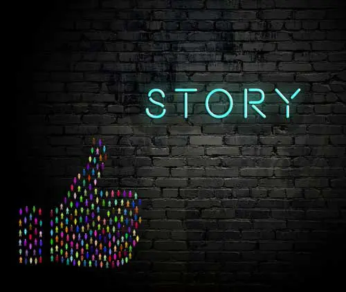 Social media stories for art gallery marketing