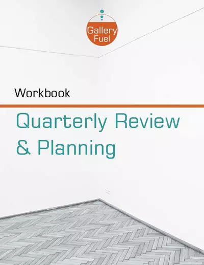 art gallery quarterly business review workbook