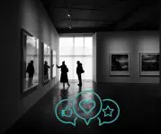 Social media features for art gallery marketing