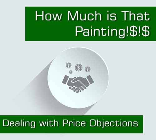 Inquiries about artworks in the gallery have the possibility to lift your professional soul.  

Here are some strategies that art dealers can use to overcome concerns about the price of an artwork.