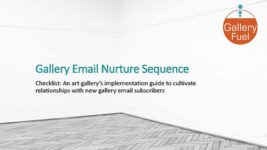 Checklist: Gallery Email Nurture Sequence