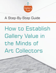 Creating an art gallery value proposition