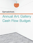 Art Gallery Cash-Flow-Budget-Spreadsheet