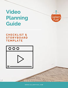 Art Gallery Video Marketing planning tool