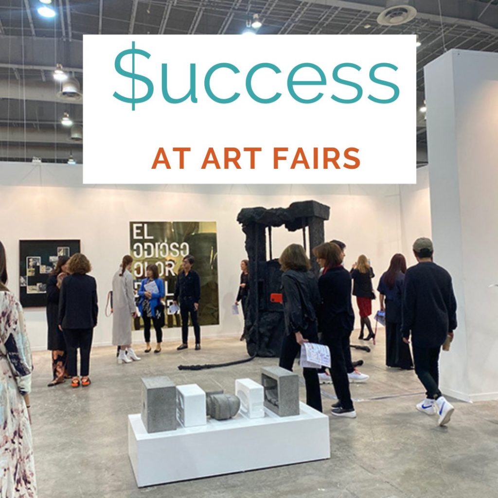 art gallery success at art fairs