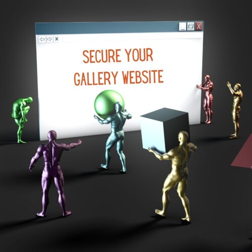 art gallery website security