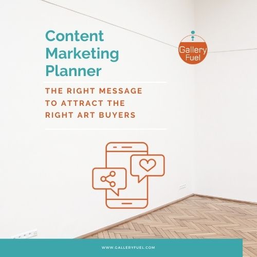 Art gallery Content Marketing Annual Planner