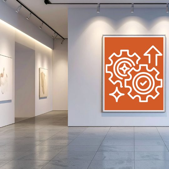 Art gallery with priority icon